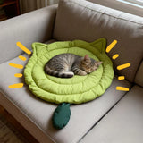 Cat-Face Print Pet Sleeping Pad