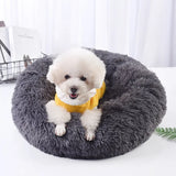 Round Plush Pet Nest Bed