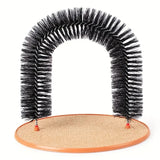 Self-Grooming Cat Arch with Massage Brush