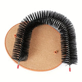 Self-Grooming Cat Arch with Massage Brush