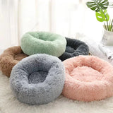 Round Plush Pet Nest Bed