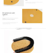 Self-Grooming Cat Arch with Massage Brush