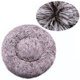 Round Plush Pet House Bed