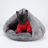 Plush Pet Basket Bed