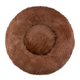 Round Plush Pet House Bed