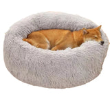 Round Plush Pet Nest Bed