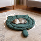 Cat-Face Print Pet Sleeping Pad