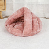 Plush Pet Basket Bed