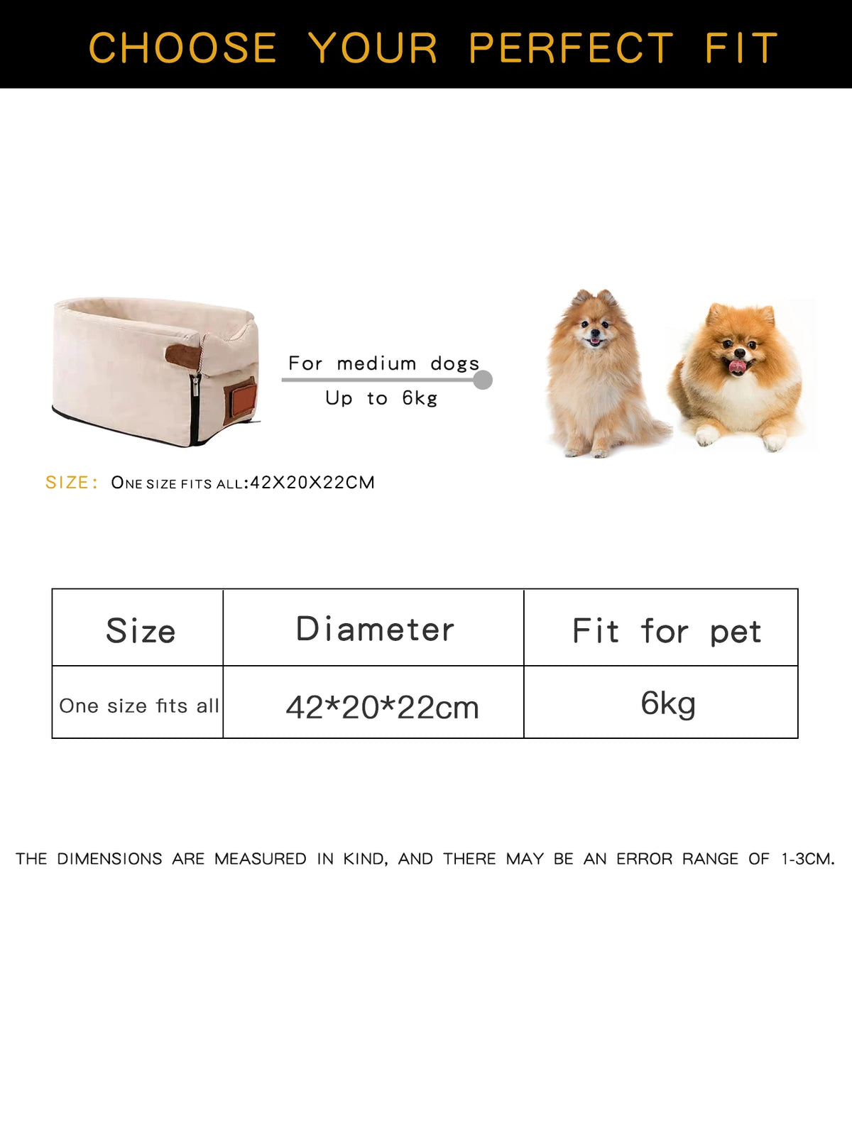 Pet Travel Car Basket