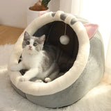 Foldable Cat & Dog Cave Bed