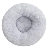 Round Plush Pet House Bed