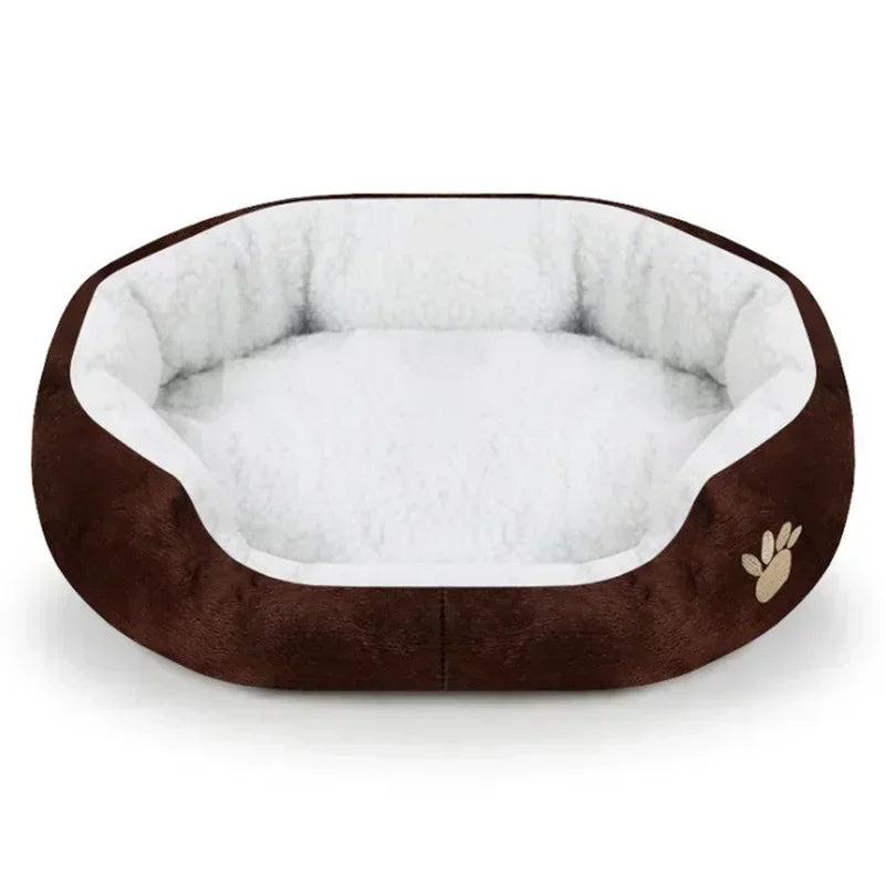 Cashmere Plush Pet Lounger Bed