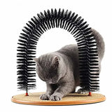 Self-Grooming Cat Arch with Massage Brush