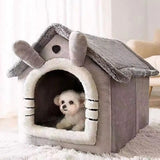 Warm All-Season Pet House Bed