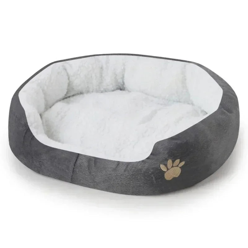 Cashmere Plush Pet Lounger Bed