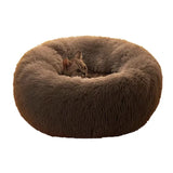 Round Plush Pet Nest Bed