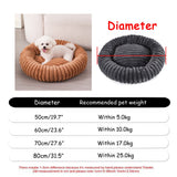 Round Plush Pet House Bed