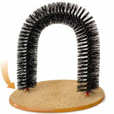 Self-Grooming Cat Arch with Massage Brush