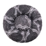 Round Plush Pet House Bed