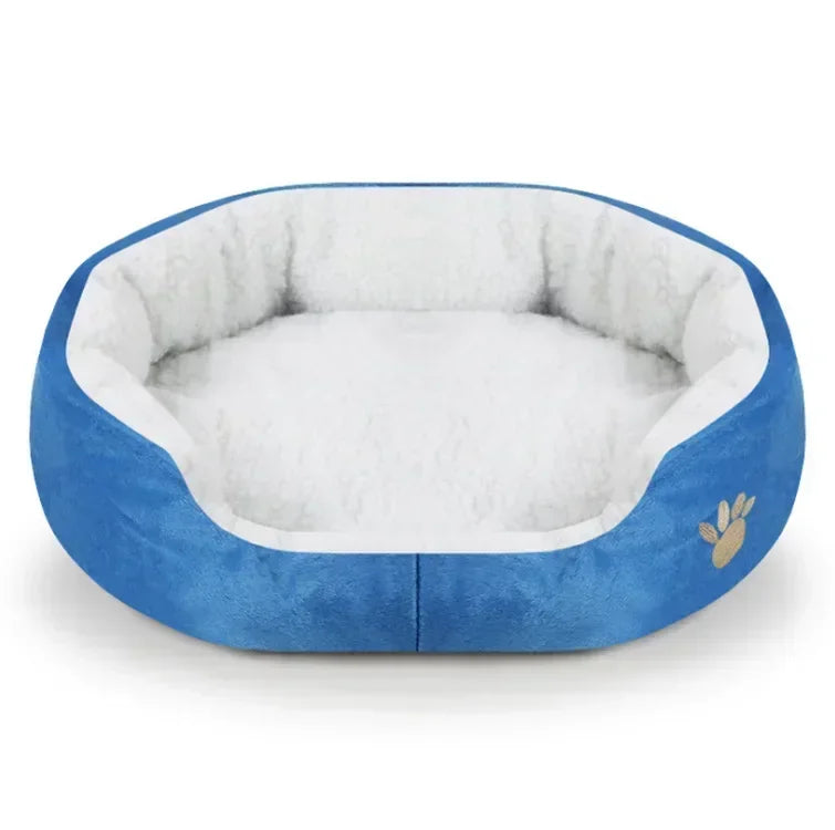 Cashmere Plush Pet Lounger Bed