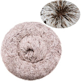 Round Plush Pet House Bed