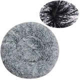 Round Plush Pet House Bed