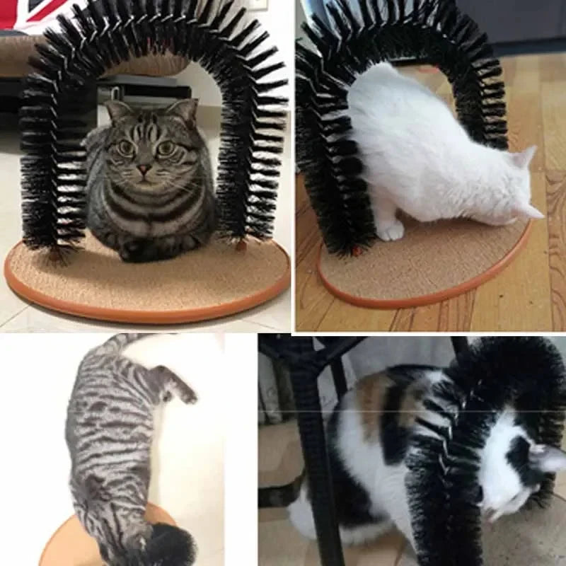 Self-Grooming Cat Massage Arch