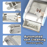 Smart WiFi Self-Cleaning Litter Box