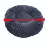 Round Plush Pet Nest Bed
