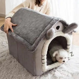 Warm All-Season Pet House Bed
