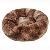 Round Plush Pet House Bed
