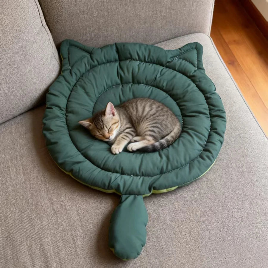 Cat-Face Print Pet Sleeping Pad