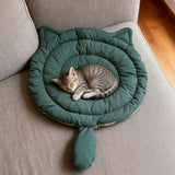 Cat-Face Print Pet Sleeping Pad