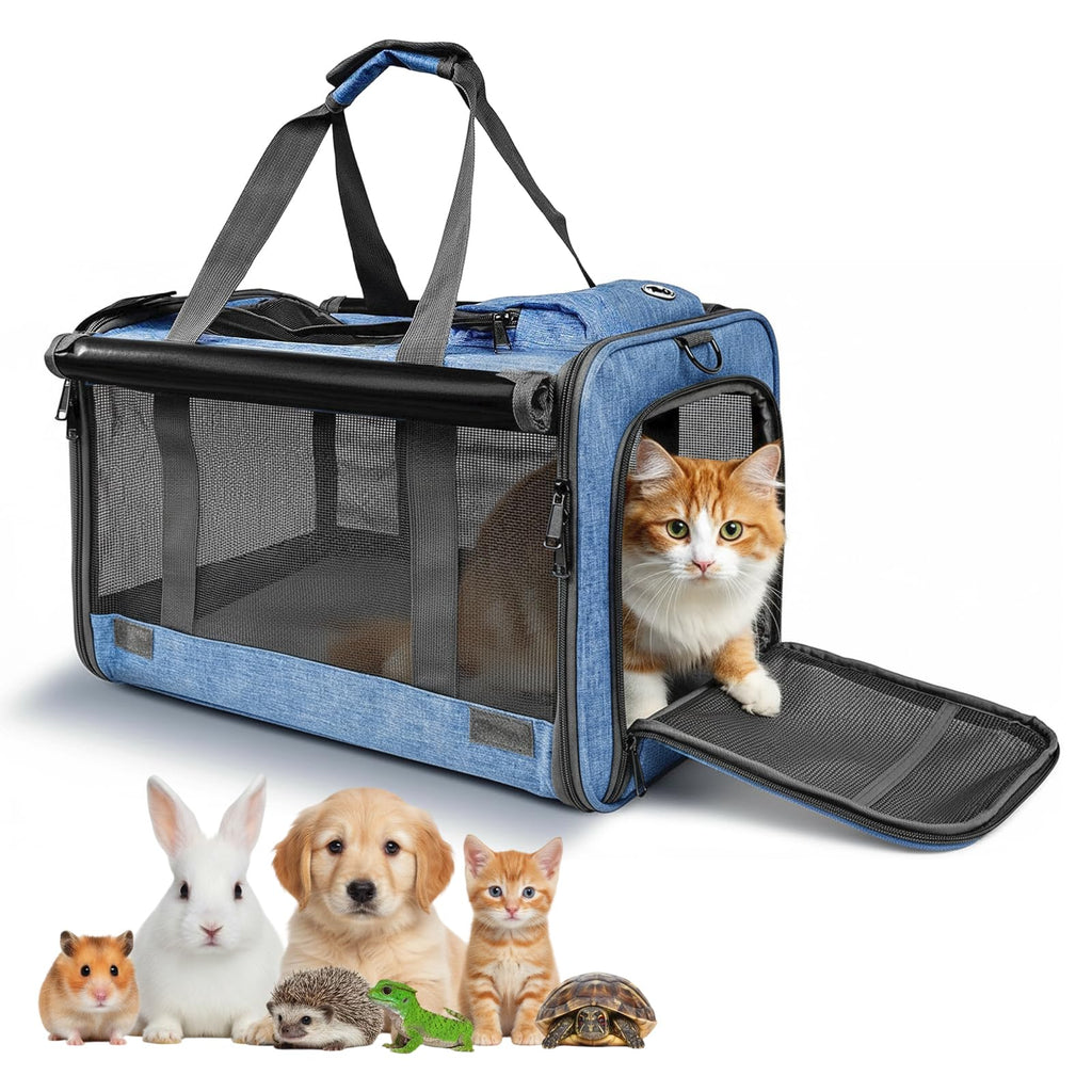Soft-Sided Pet Carrier for Cats & Dogs